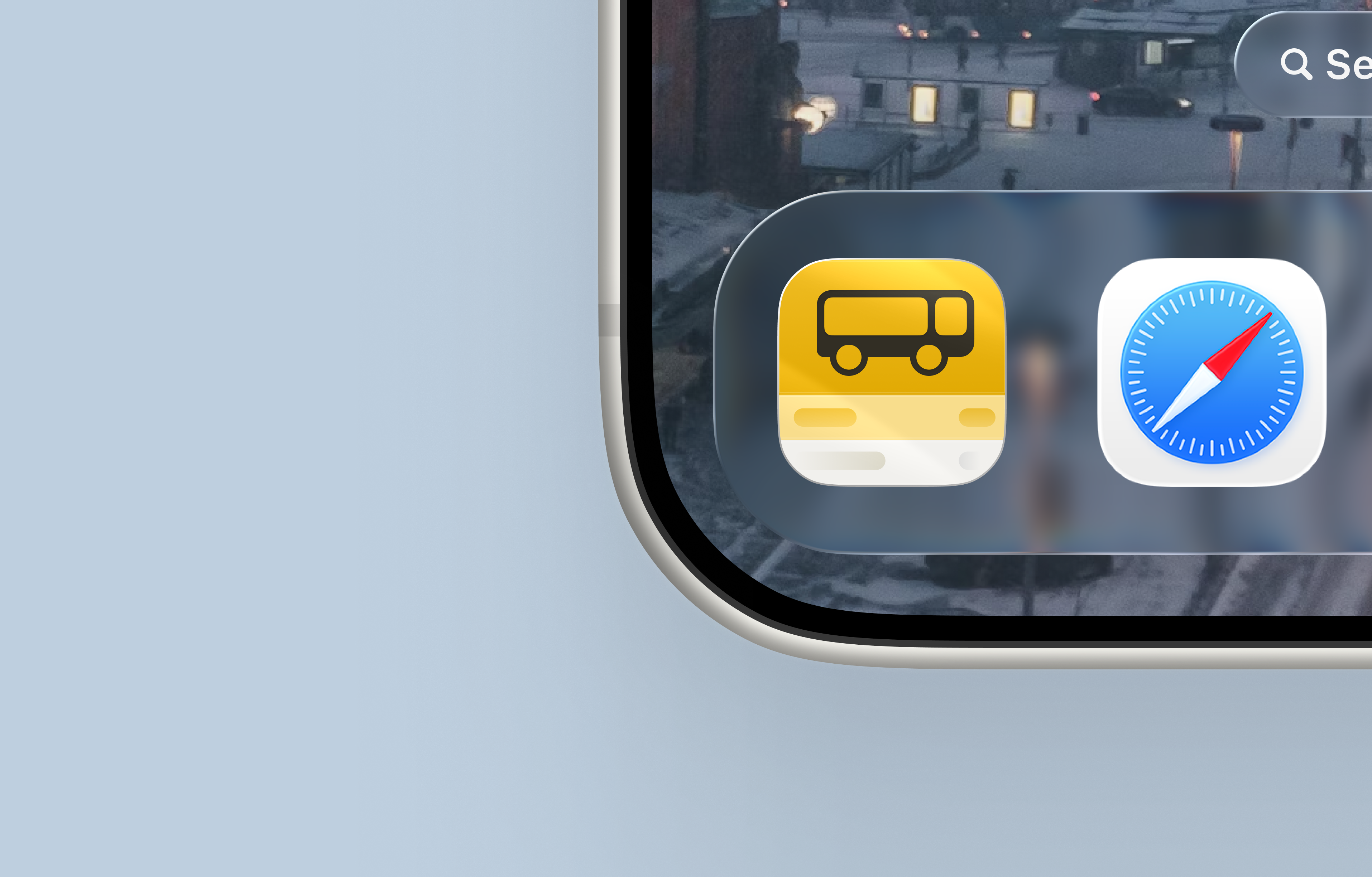 Widget on home screen